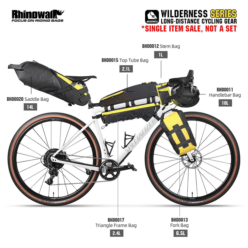 Cycling Gear For Sale - Rhinowalk อุปกรณ์ขี่จักรยานทางไกลเลือกกระเป๋าอานกระเป๋าถือกระเป๋าเฟรมกระเป๋าของคุณ/ต้องรายการเดียวขายไม่ใช่ชุด