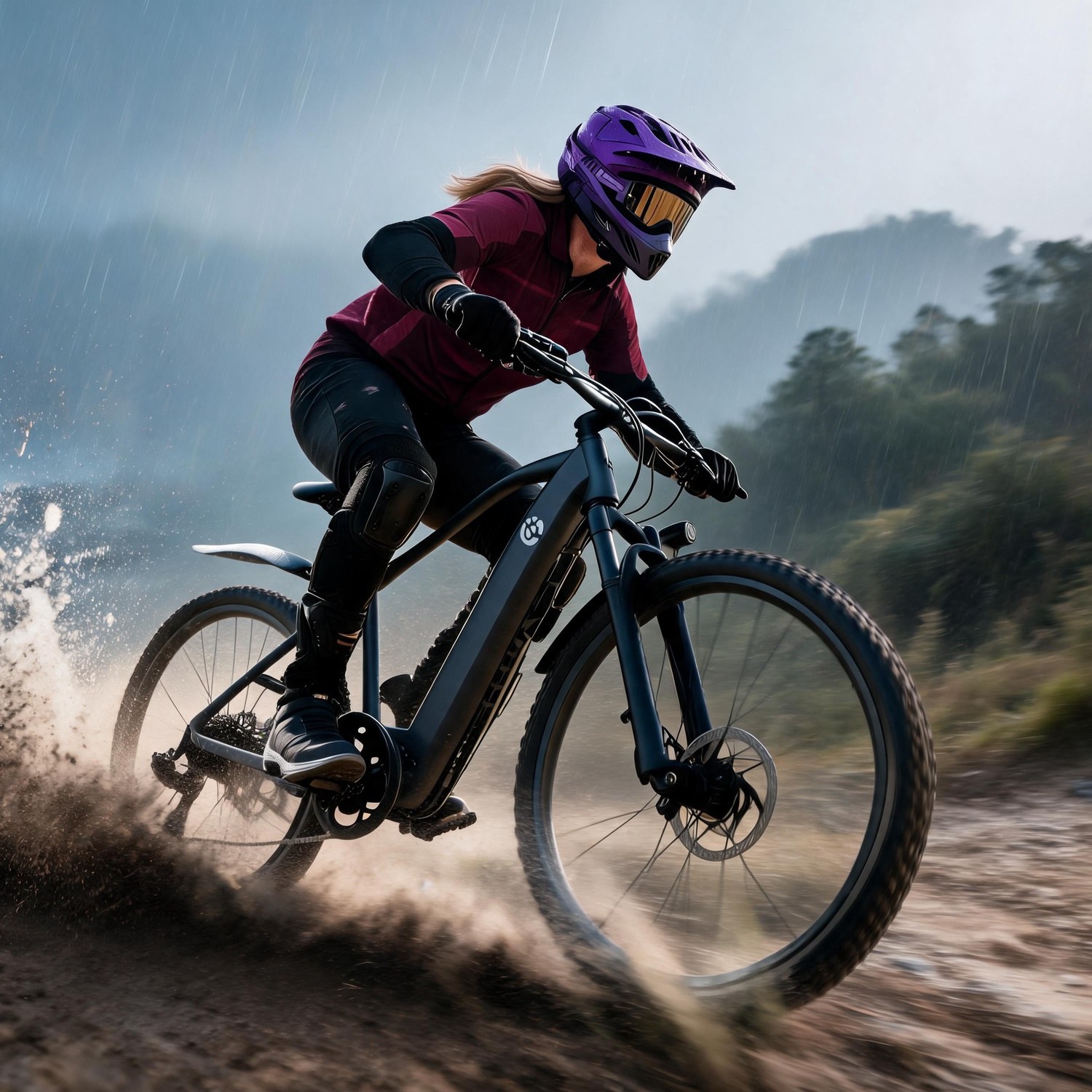 Cycling Gear Warehouse - จักรยานไฟฟ้าสำหรับปั่นทางไกลแบบออฟโรด ขนาด 26 นิ้ว กำลังมอเตอร์ 500
