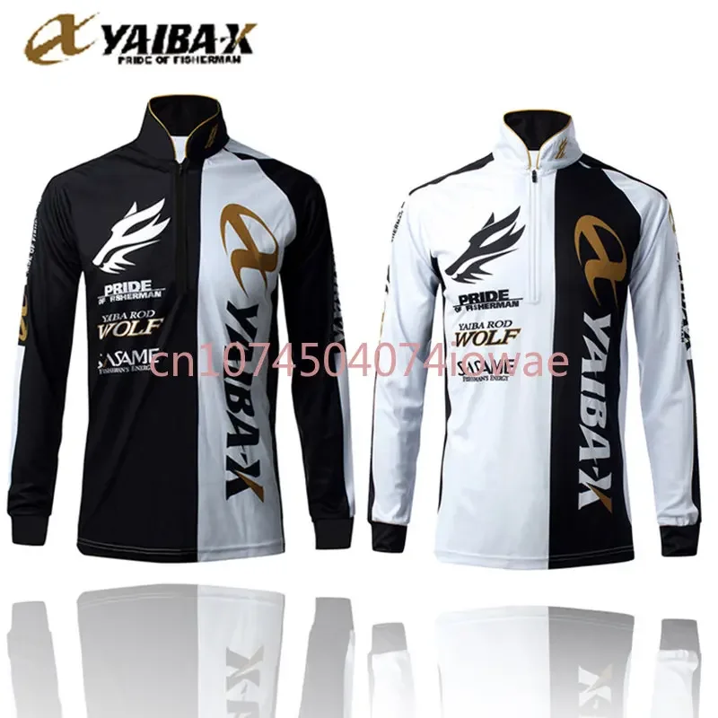 Cycling Gear Clothing - YAIBA-X เสื้อผ้าตกปลาผู้ชายแห้งเร็วป้องกันเหงื่อบางแขนยาวป้องกันรังสียูวีเสื้อผ้าเสื้อตกปลาผู้ชายขี่จักรยานเสื้อผ้า