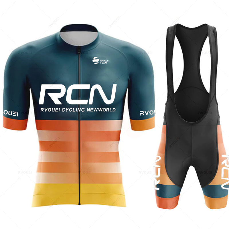 Cycling Gear Clothing - ชุดเสื้อจักรยานแขนสั้นสำหรับผู้ชาย Rvouei Team 2026 สำหรับฤดูร้อน ชุด