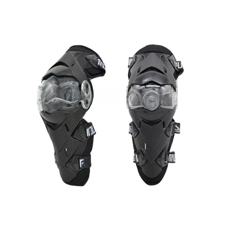Cycling Gear Black - สนับเข่าสำหรับเด็กวัยรุ่น สีดำ สำหรับขี่มอเตอร์ไซค์ BMX จักรยาน อุปกรณ์ป้องกันสำหรับการขี่จักรยาน