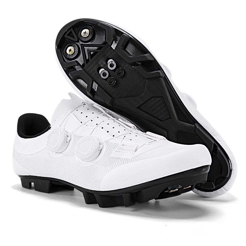 Road Bike Cleats - รองเท้าปั่นจักรยาน MTB สำหรับผู้ชาย รองเท้าจักรยานเสือภูเขา รองเท้าสำหรับบันไดแบบแบน รองเท้าคลีท