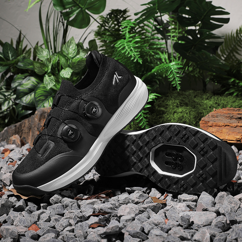 Road Bike Cleats - รองเท้าปั่นจักรยานเสือภูเขาแบบมีคลีท รองเท้าปั่นจักรยานแบบพื้นเรียบ รองเท้าจักรยานความเร็วสูง รองเท้าผ้าใบสำหรับปั่นจักรยานในร่ม รองเท้าจักรยานเสือภูเขาแบบมีตัวล็อค รองเท้าแบบ
