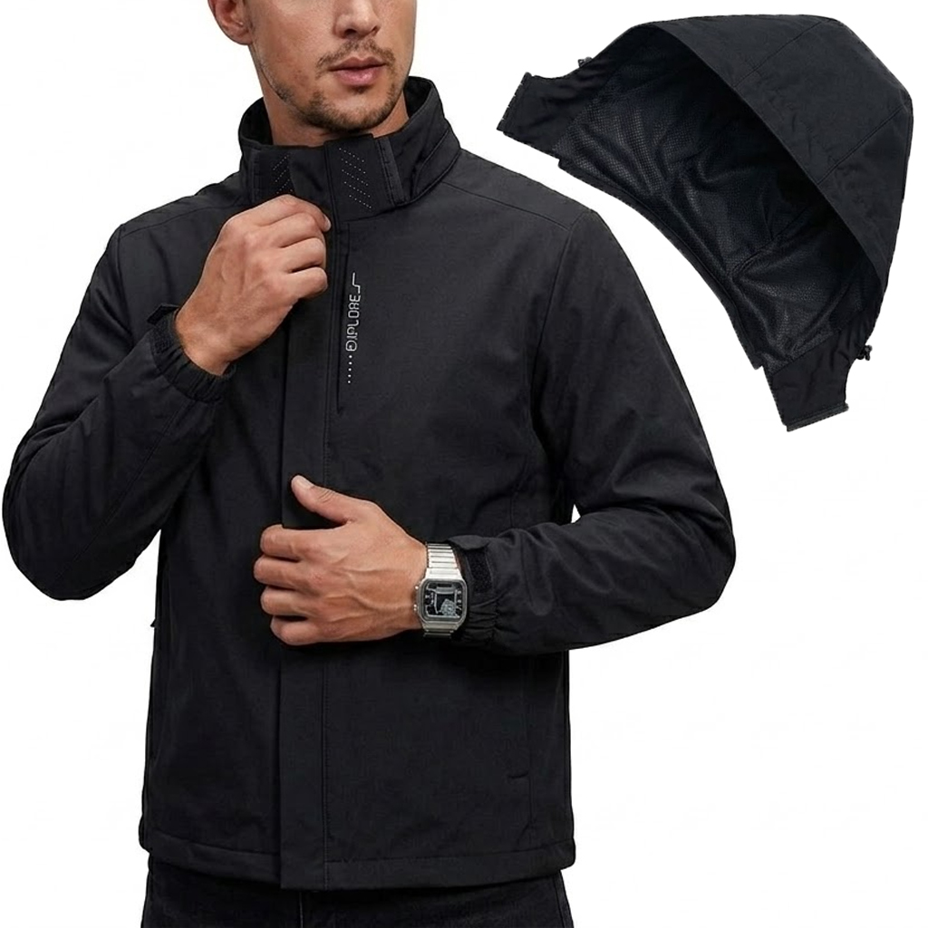 เสื้อแจ็คเก็ตกันน้ำสำหรับผู้ชา - Cycling Gear Rain บทวิจารณ์และราคา