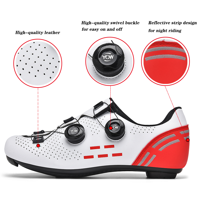 ความเร็วขี่จักรยานรองเท้าผ้าใบ - Road Bike Cleats บทวิจารณ์และราคา