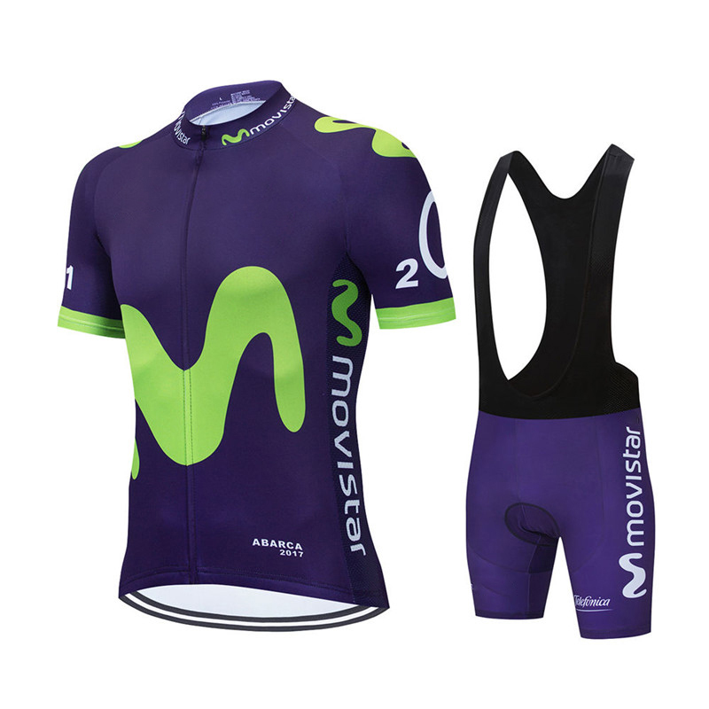 ฤดูร้อนใหม่ Movistar ทีมชุดขี่ - Cycling Gear Clothing บทวิจารณ์และราคา