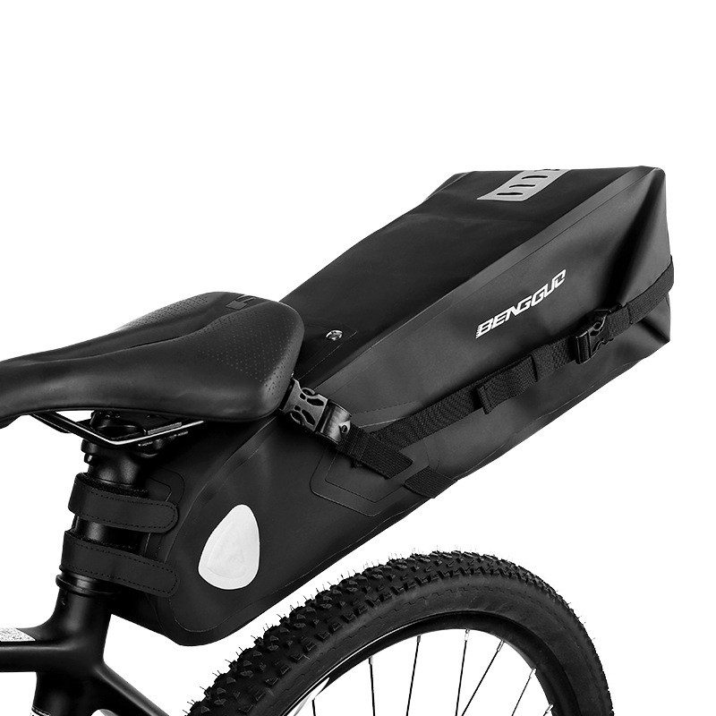 1 ชิ้นสีดำ PU กระเป๋าอานจักรยา - Cycling Gear Black บทวิจารณ์และราคา