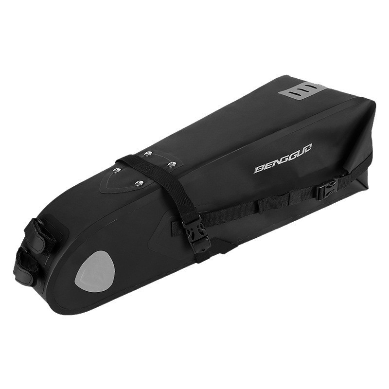 1 ชิ้นสีดำ PU กระเป๋าอานจักรยา - Cycling Gear Black บทวิจารณ์และราคา