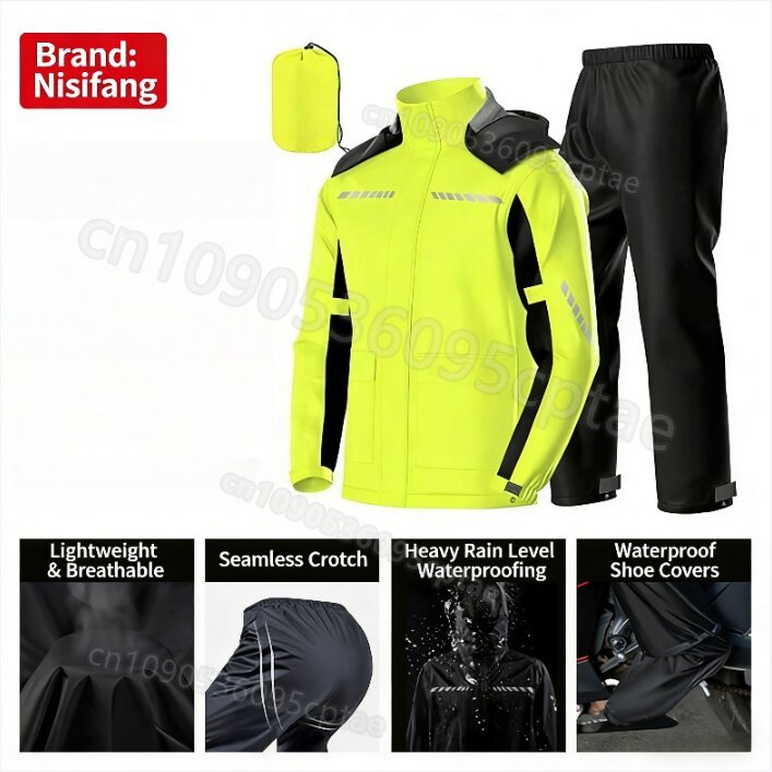 ชุดกันฝนสำหรับขี่มอเตอร์ไซค์แบ - Cycling Gear Rain บทวิจารณ์และราคา