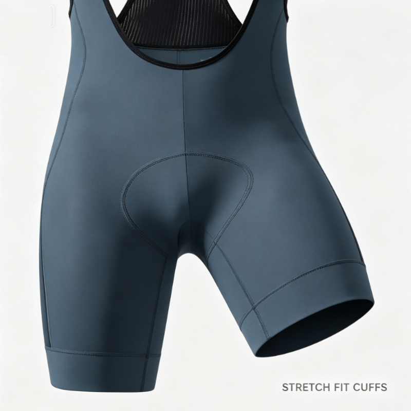 กางเกงปั่นจักรยานสีเทา-น้ำเงิน - Cycling Gear Black บทวิจารณ์และราคา