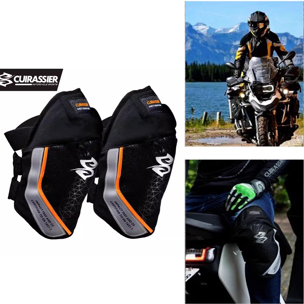 สนับเข่าสำหรับขี่มอเตอร์ไซค์ผู - Cycling Gear Black บทวิจารณ์และราคา