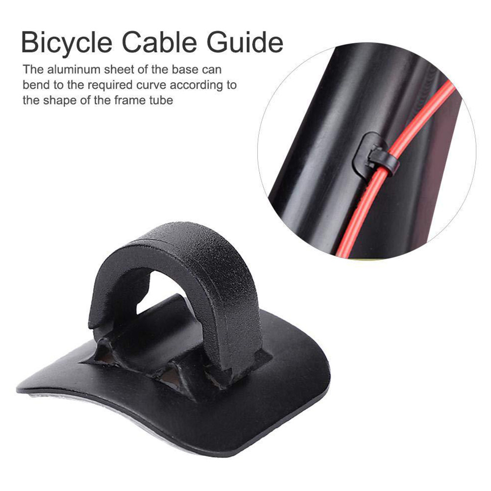 คลิปหนีบสายเบรกจักรยาน 2 ชิ้น  - Cycling Gear Black บทวิจารณ์และราคา